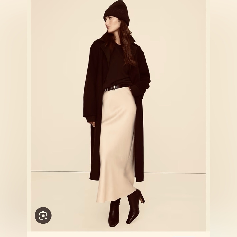 2025 Marc New York Vegan Leather Women's Midi Skirt